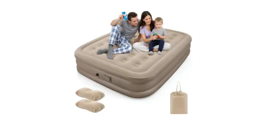 Colchón inflable con bomba eléctrica